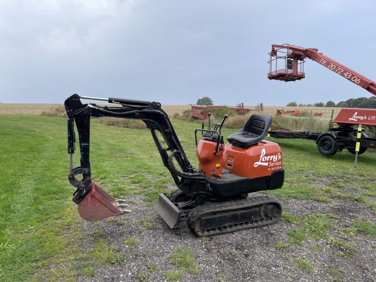 Minigraver 1 ton, åben